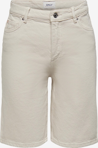 Loosefit Jean 'Sonny' ONLY en beige : devant