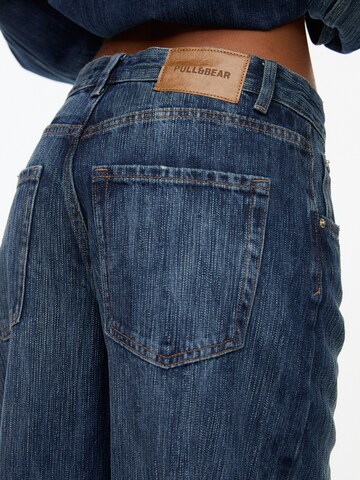 Pull&Bear Loosefit Jeans i blå