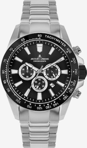 Jacques Lemans Analog Watch in Silver: front