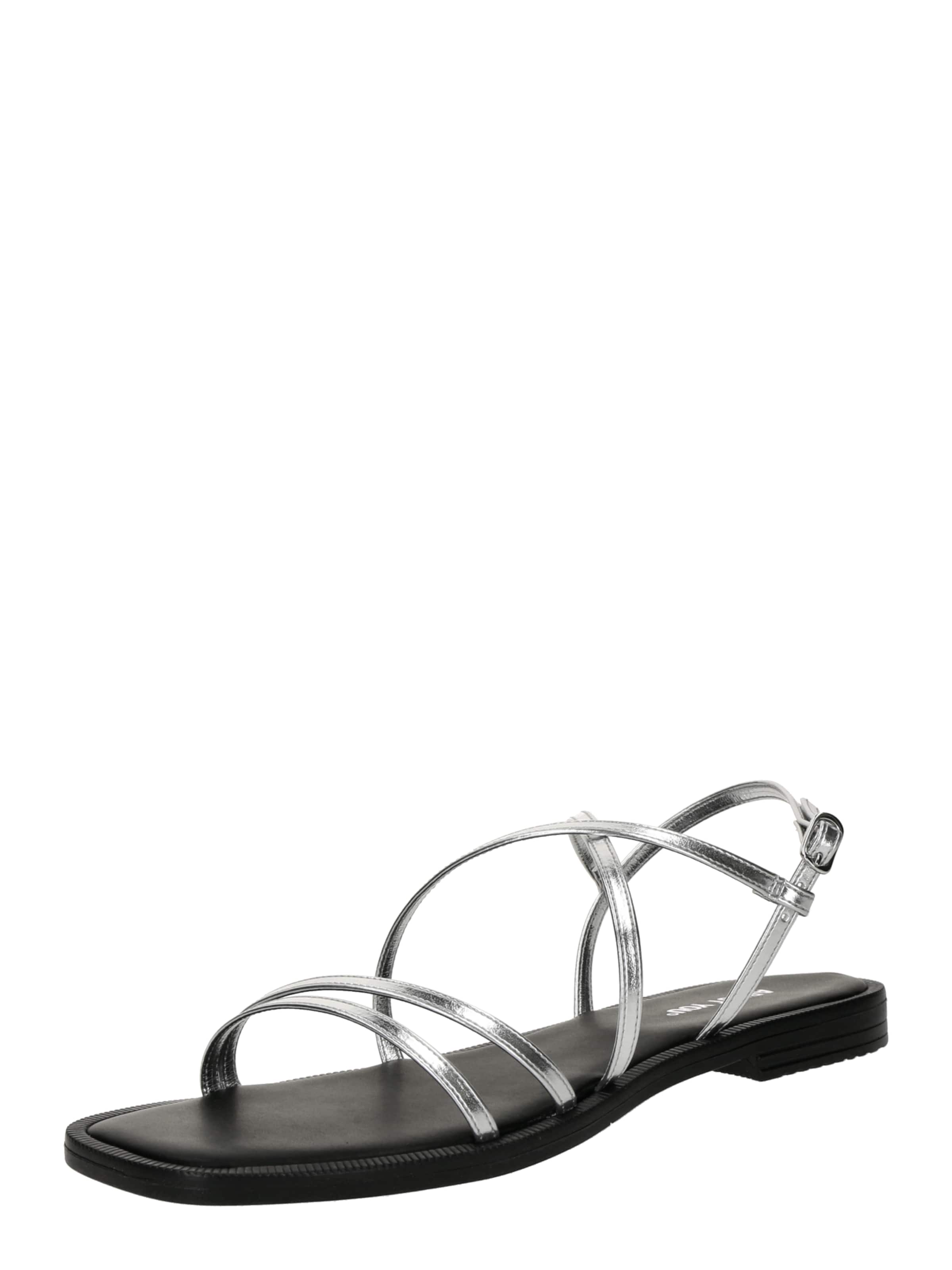 ABOUT YOU Strap Sandals &#x27;Melis&#x27; in Silver: front