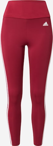 ADIDAS SPORTSWEAR Workout Pants in Red: front