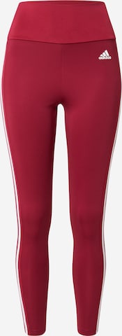 ADIDAS SPORTSWEAR - Pantalón deportivo en rojo: frente