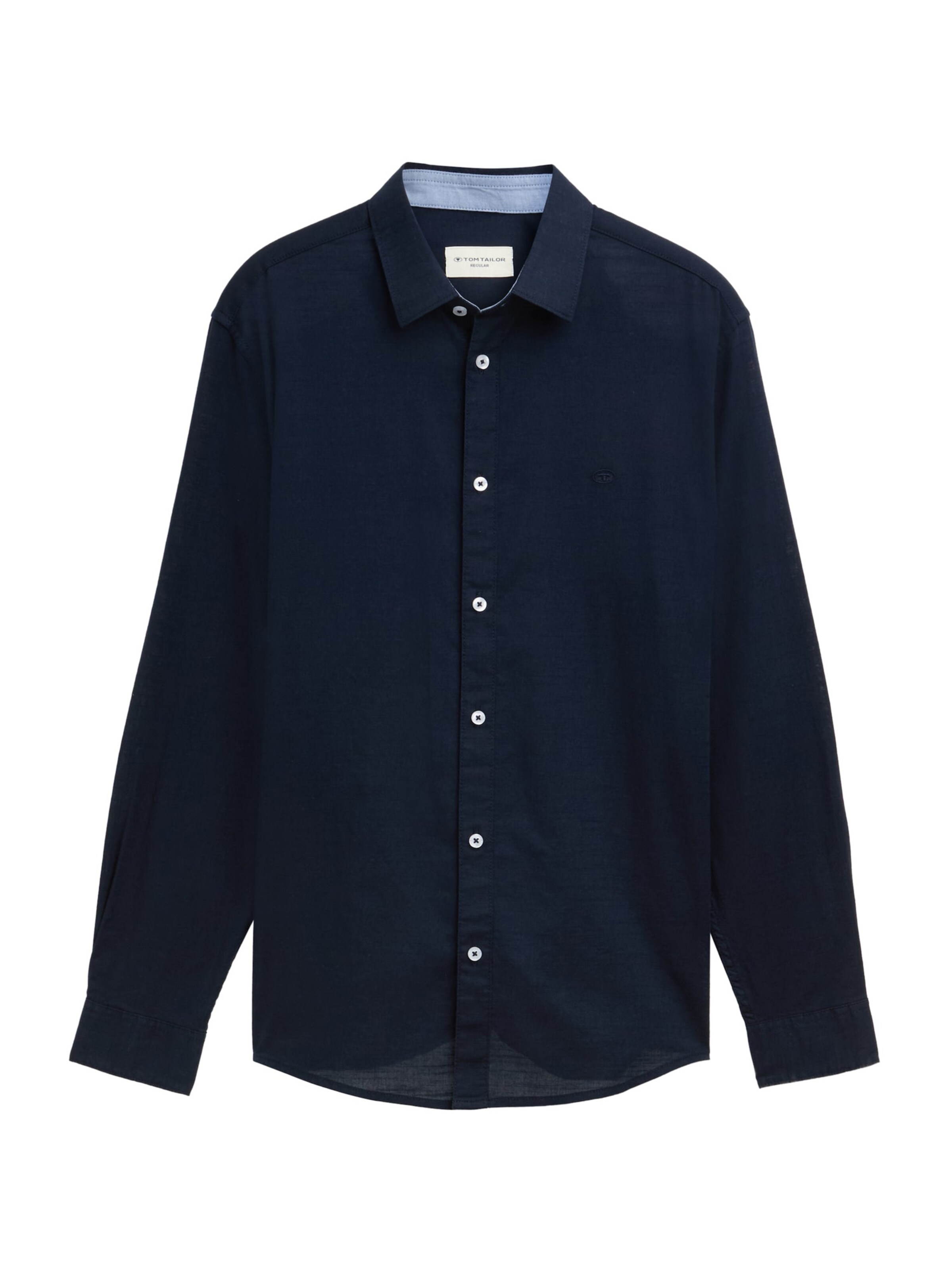 TOM TAILOR Regular fit Πουκάμισο σε μπλε: μπροστά