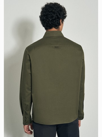 Regular fit Camicia di Studio Seidensticker in verde