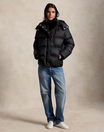 Polo Ralph Lauren Φθινοπωρινό και ανοιξιάτικο μπουφάν 'CRLY' σε μαύρο
