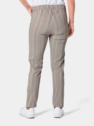 Regular Pantalon Goldner en gris