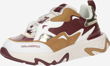 Karl Lagerfeld Matalavartiset tennarit värissä punainen: etupuoli