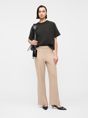 VERO MODA Bő szár Nadrág 'VMLUCCA' - bézs