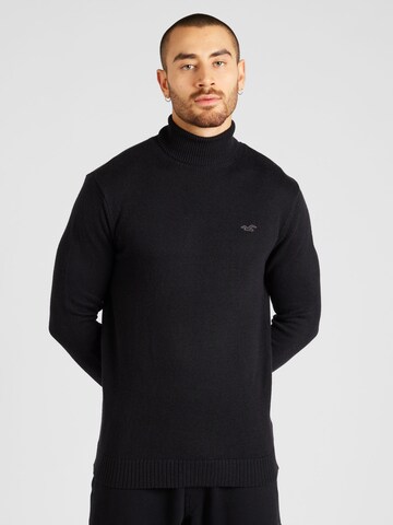 HOLLISTER - Jersey en negro: frente