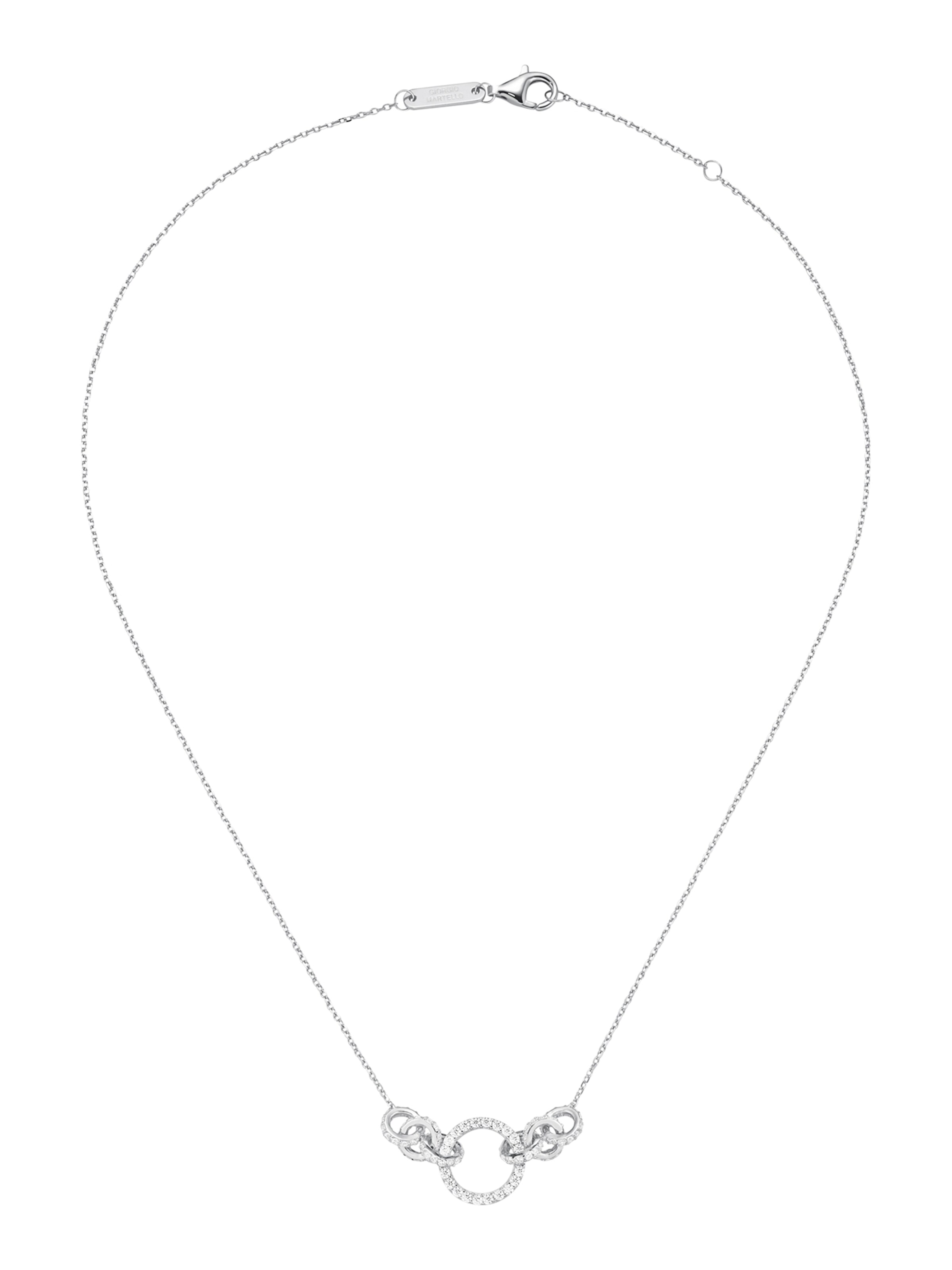 Giorgio Martello Milano Ketting in Zilver: voorkant