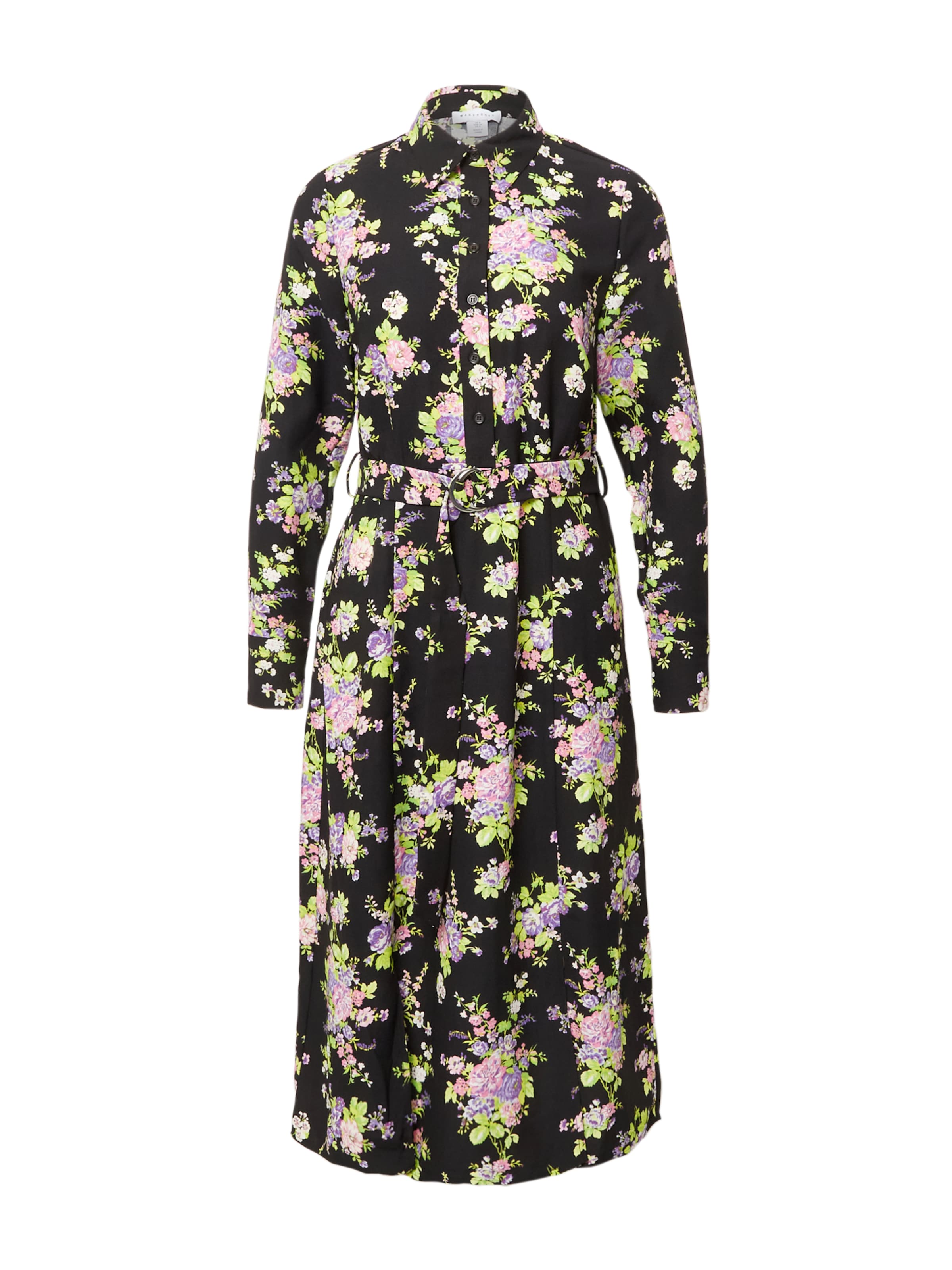 Warehouse Μπλουζοφόρεμα σε μαύρο: μπροστά