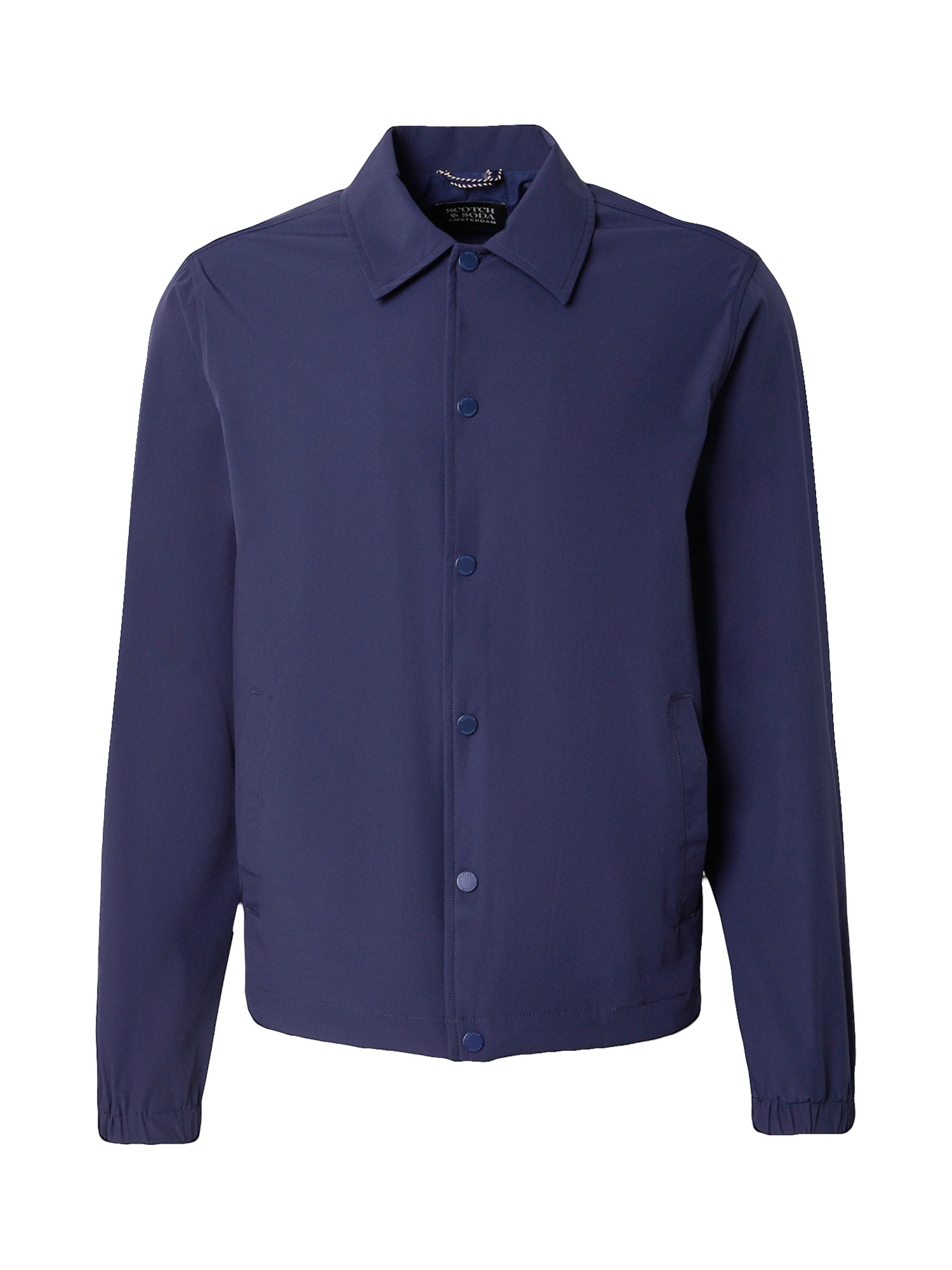 SCOTCH & SODA - Casaco meia-estação em azul: frente