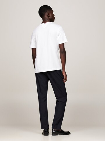 TOMMY HILFIGER Shirt 'Monogram Embroidery' in White
