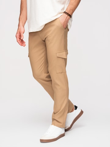 Ombre Regular Cargo Pants in Brown: front