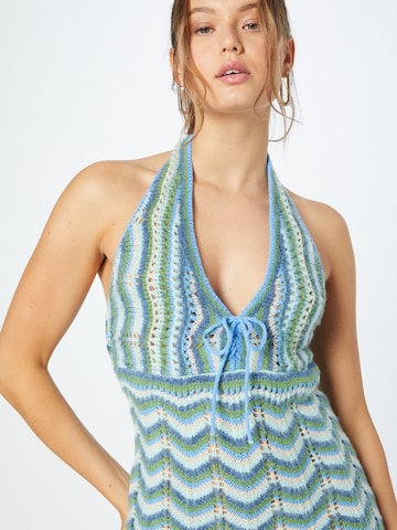 Robes en maille BDG Urban Outfitters en bleu