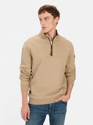 CAMEL ACTIVE Sweatshirt in Beige: front