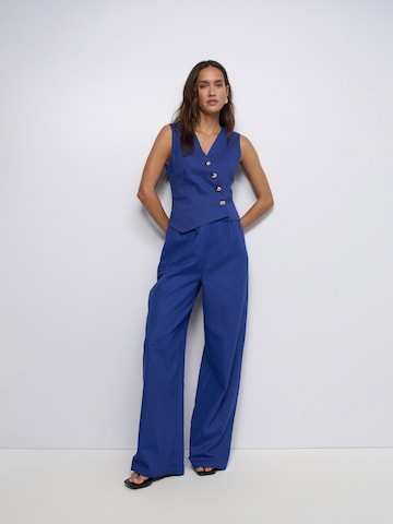 Salsa Jeans Regular Chino in Blauw: voorkant