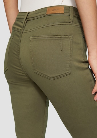 s.Oliver Slimfit Jeans 'Betsy' in Grün