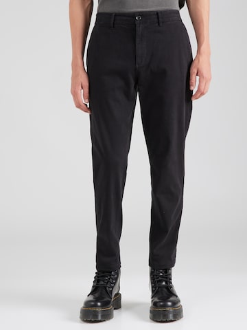 SCOTCH & SODA - Tapered Calças chino em preto: frente