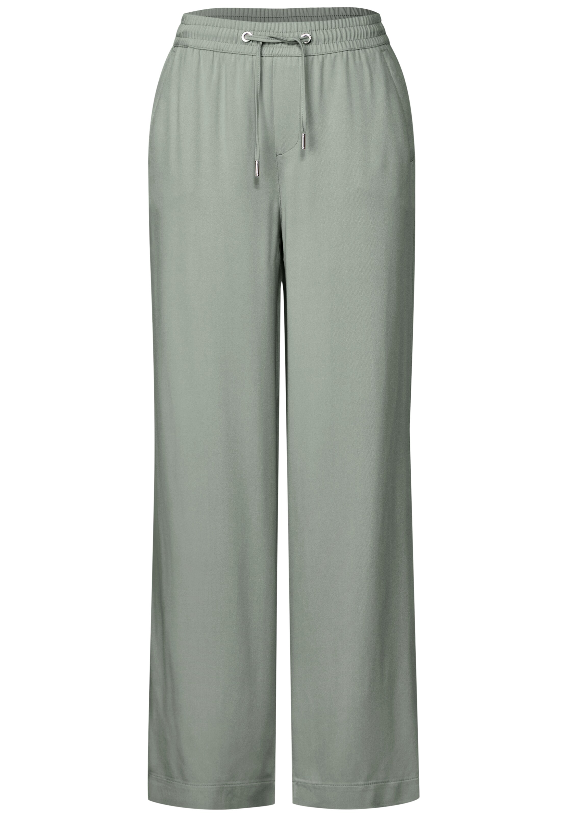 STREET ONE Pants in Green: front