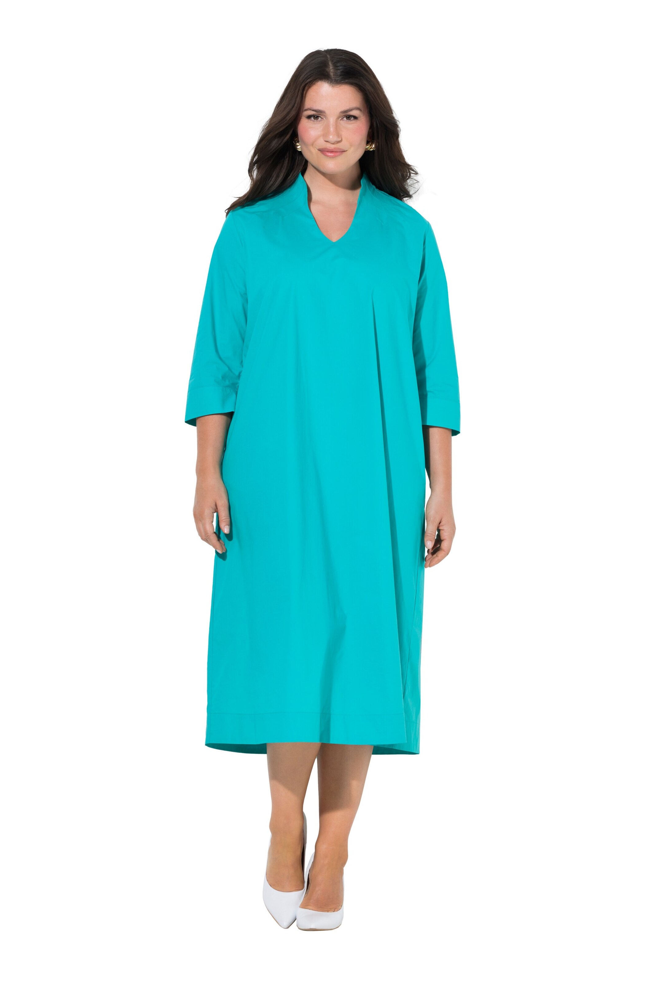 Ulla Popken Shirt dress in Blue: front