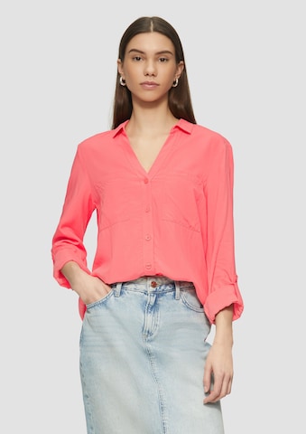 QS Bluse in Pink: Vorderseite