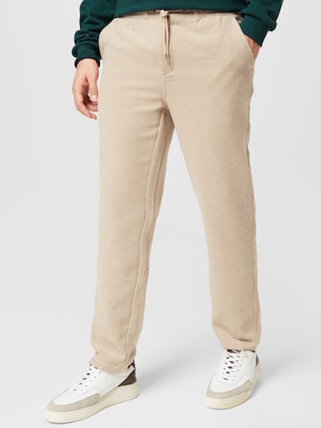 Iriedaily Regular Broek 'Samuel' in Beige: voorkant