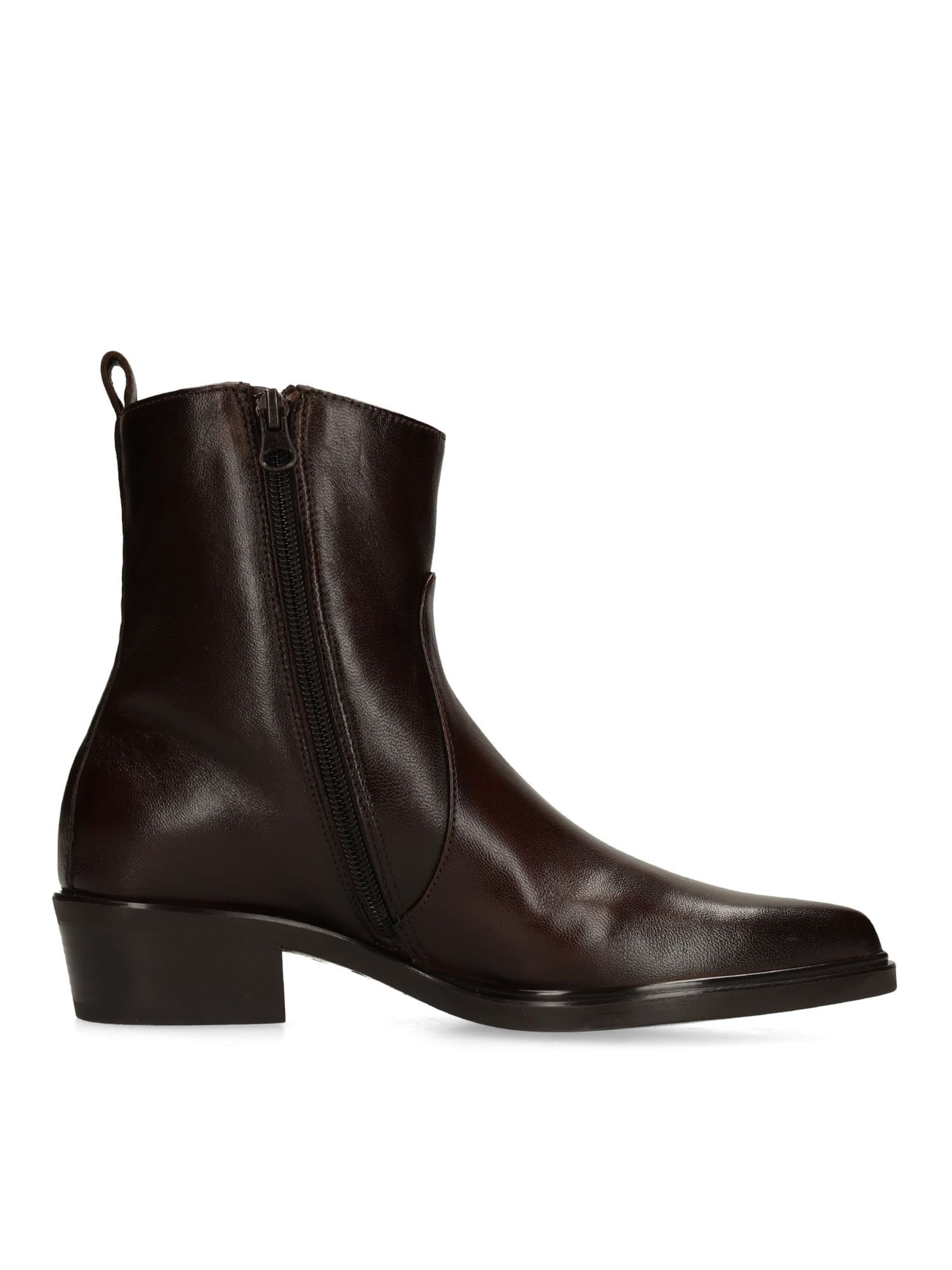 MANFIELD Stiefelette in Braun