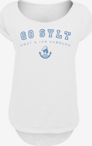 F4NT4STIC Shirt 'Go Sylt' in White: front