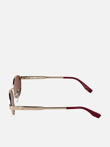 Occhiali da sole di Karl Lagerfeld in oro