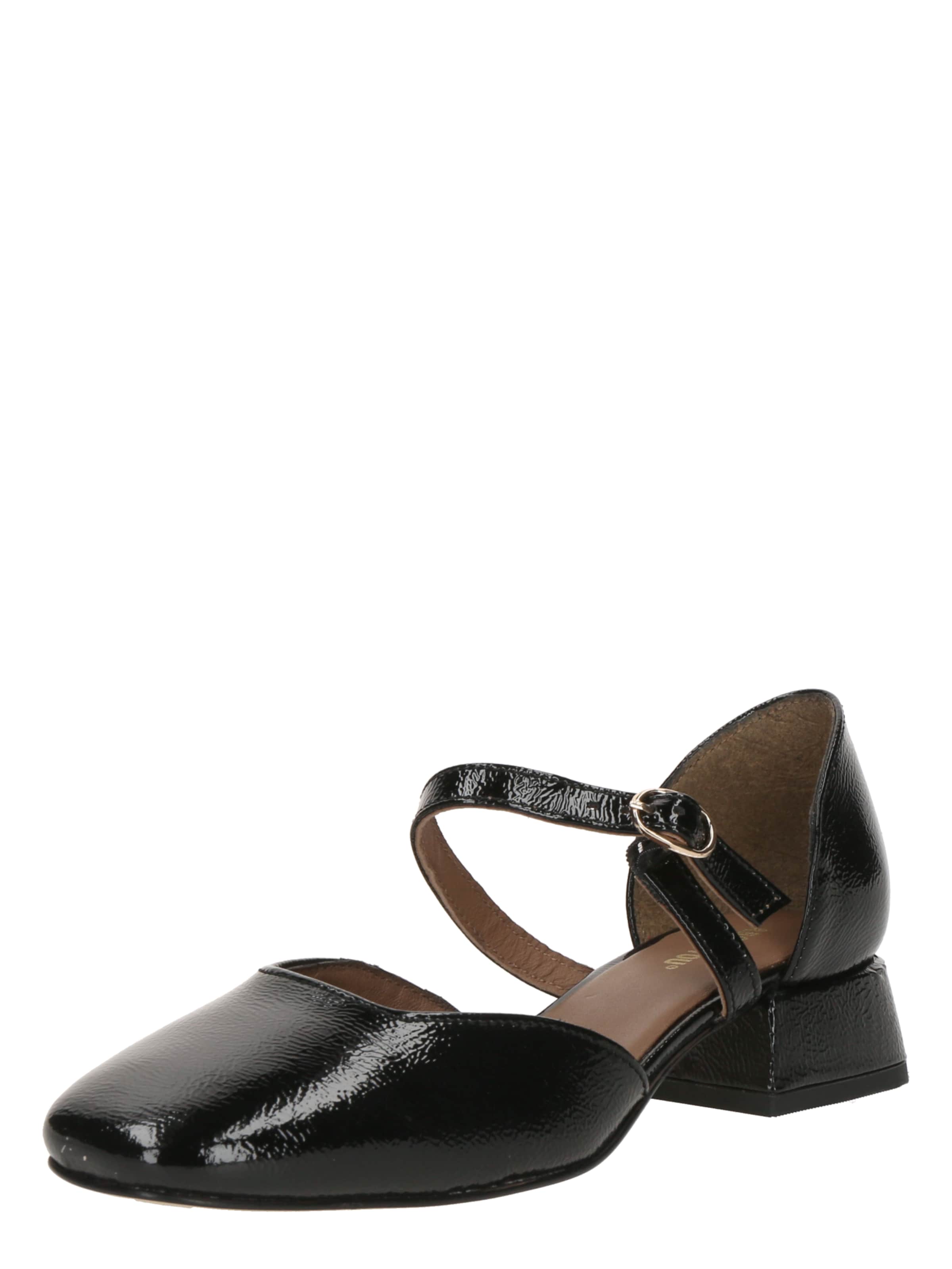 ABOUT YOU Μπαλαρίνα με λουράκια 'Betty' σε μαύρο: μπροστά