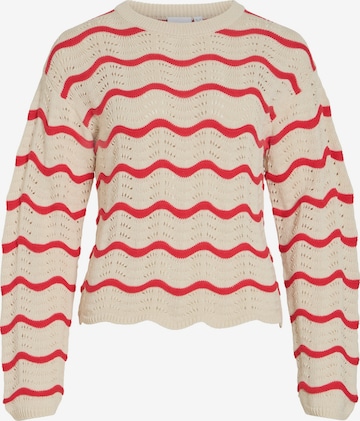 Pull-over 'VIWAVE' VILA en beige : devant