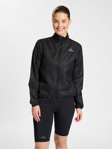 Newline Athletic Zip-Up Hoodie 'Nashville' in Black: front