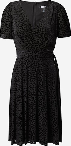 Rochie de la DKNY pe negru: față