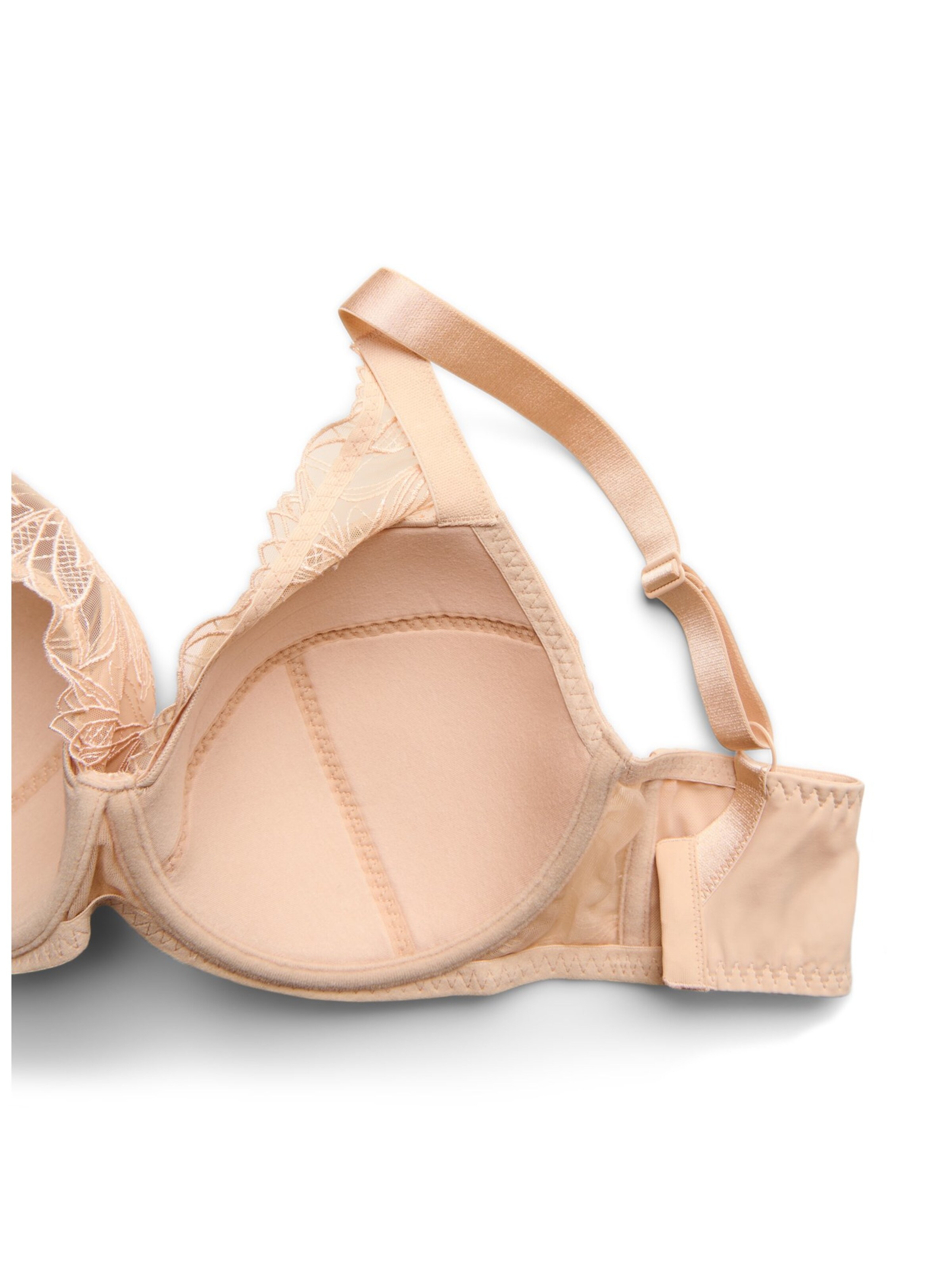 Devoted by Zizzi Classic Bra in Beige