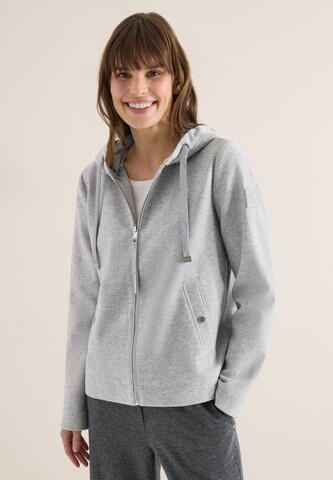CECIL Sweatjacke in Grau: Vorderseite