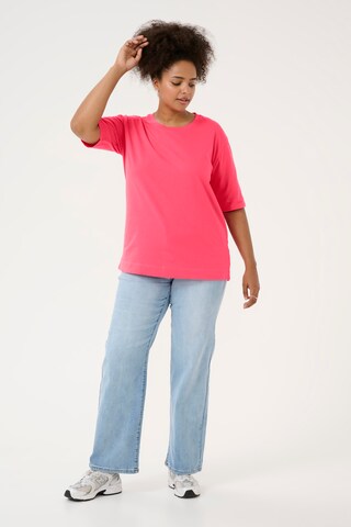 Tricou 'Mina' de la KAFFE CURVE pe roz