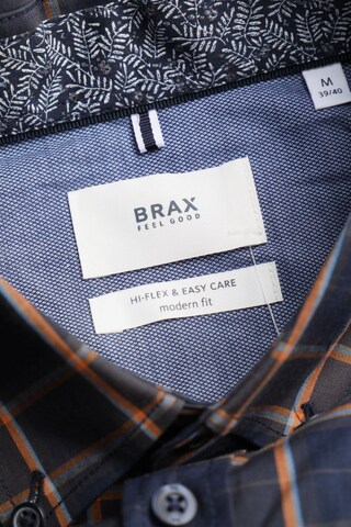 BRAX Button Up Shirt in M in Blue