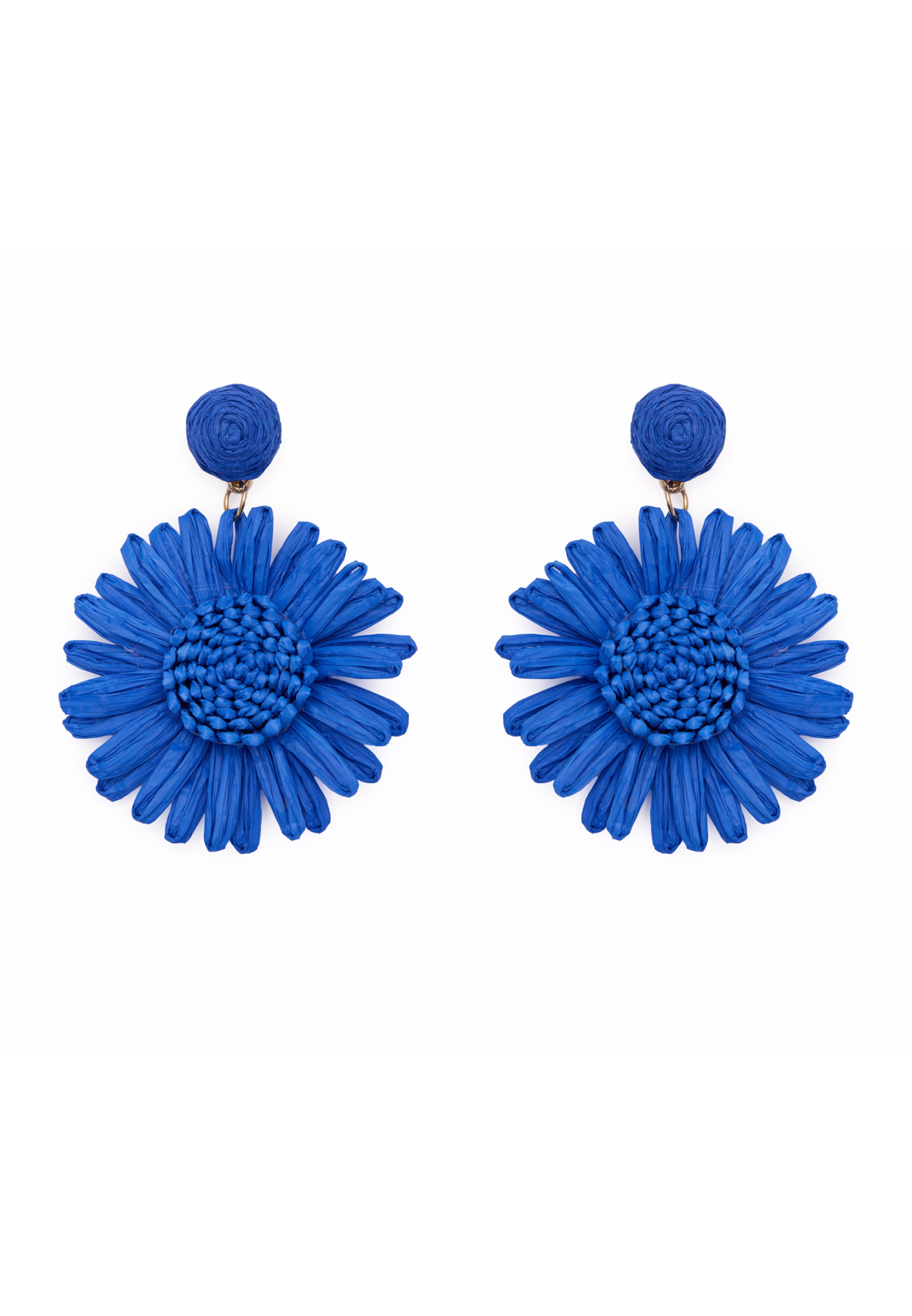 IZIA - Pendientes en azul: frente