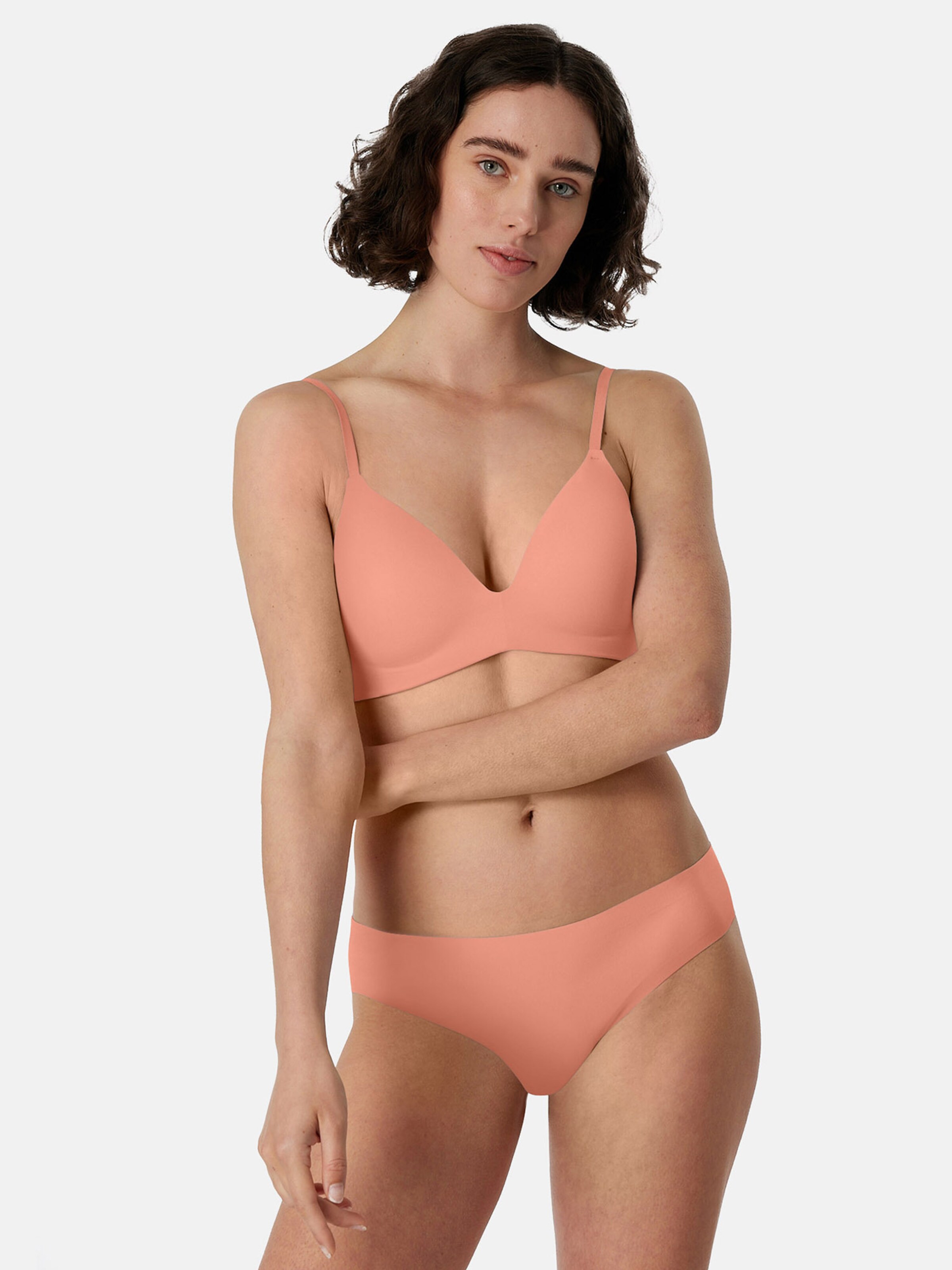 Slip ' Invisible Cotton ' SCHIESSER en orange