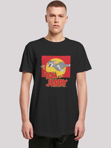 F4NT4STIC Shirt 'Tom And Jerry Chase Scene' in Black | ABOUT YOU