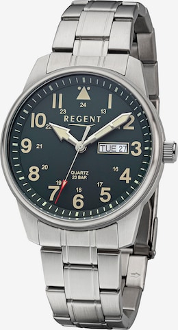 REGENT Analog Watch in Silver: front