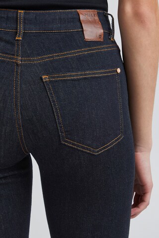 PULZ Jeans Skinny 5-Pocket-Jeans 'PZEMMA' in Blau