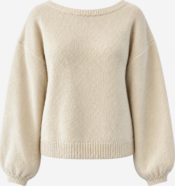 Pullover di millane in bianco: frontale