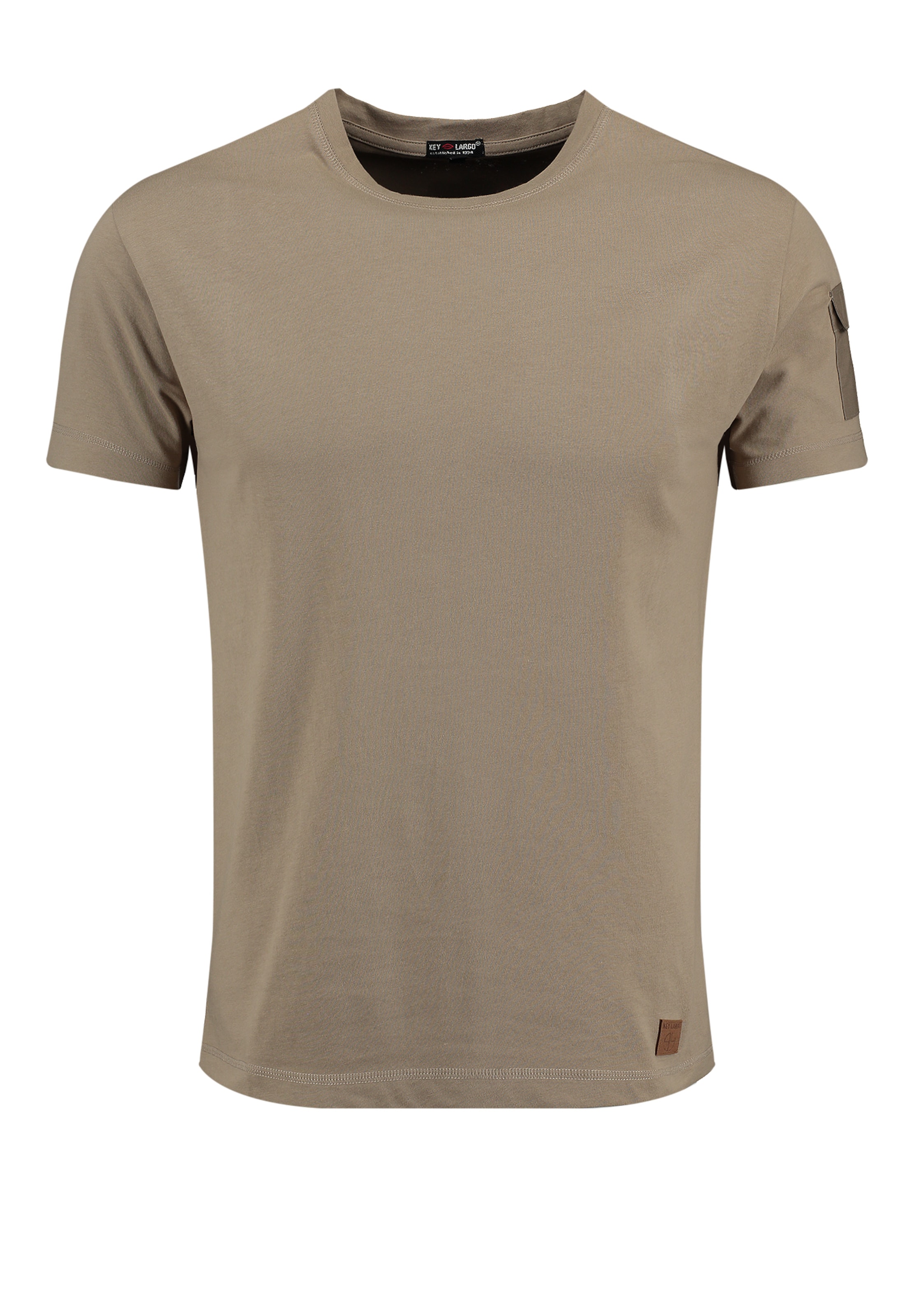 Maglietta 'Cover' di Key Largo in marrone: frontale