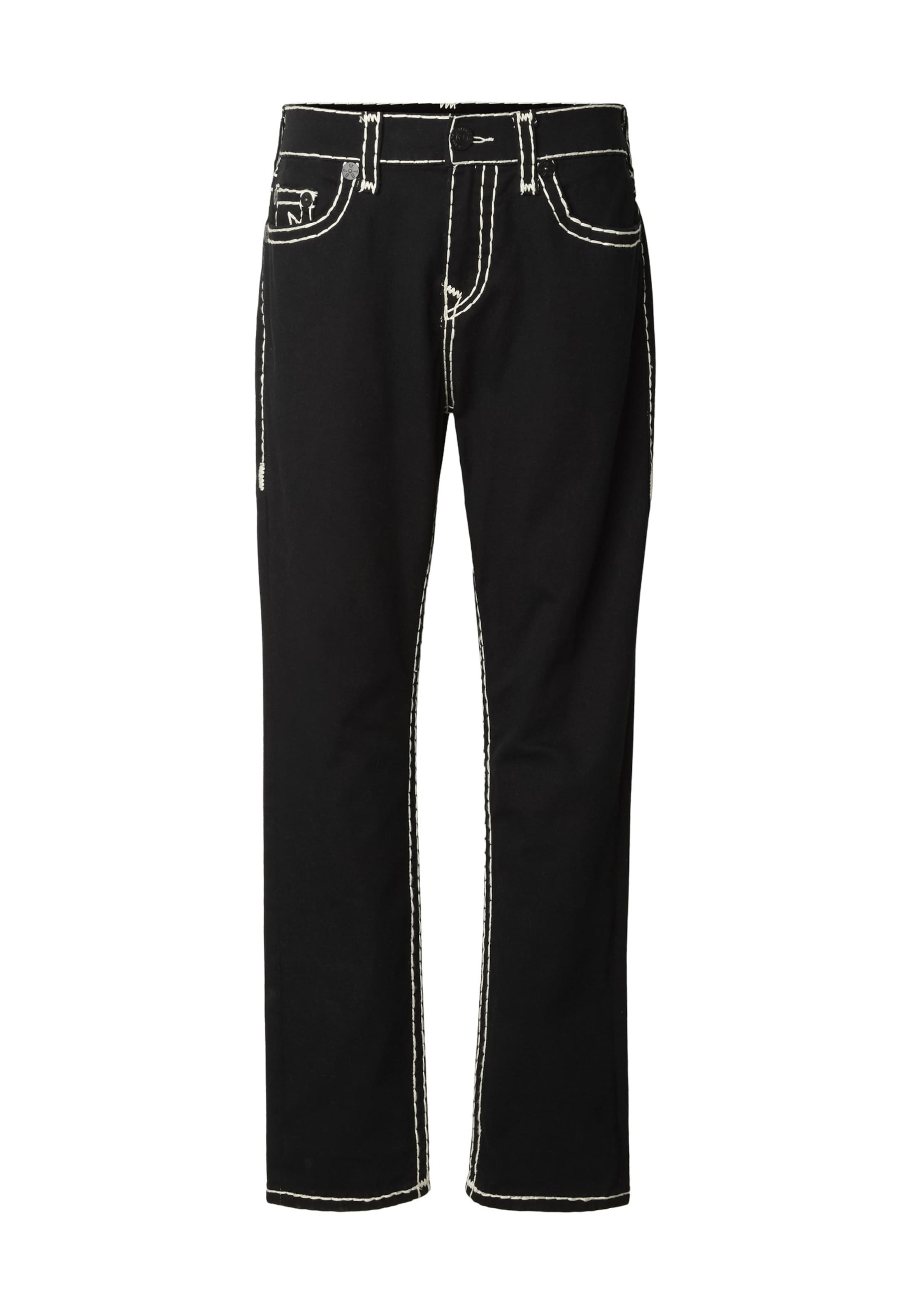 True Religion Regular Jeans 'Rocco' in Black: front