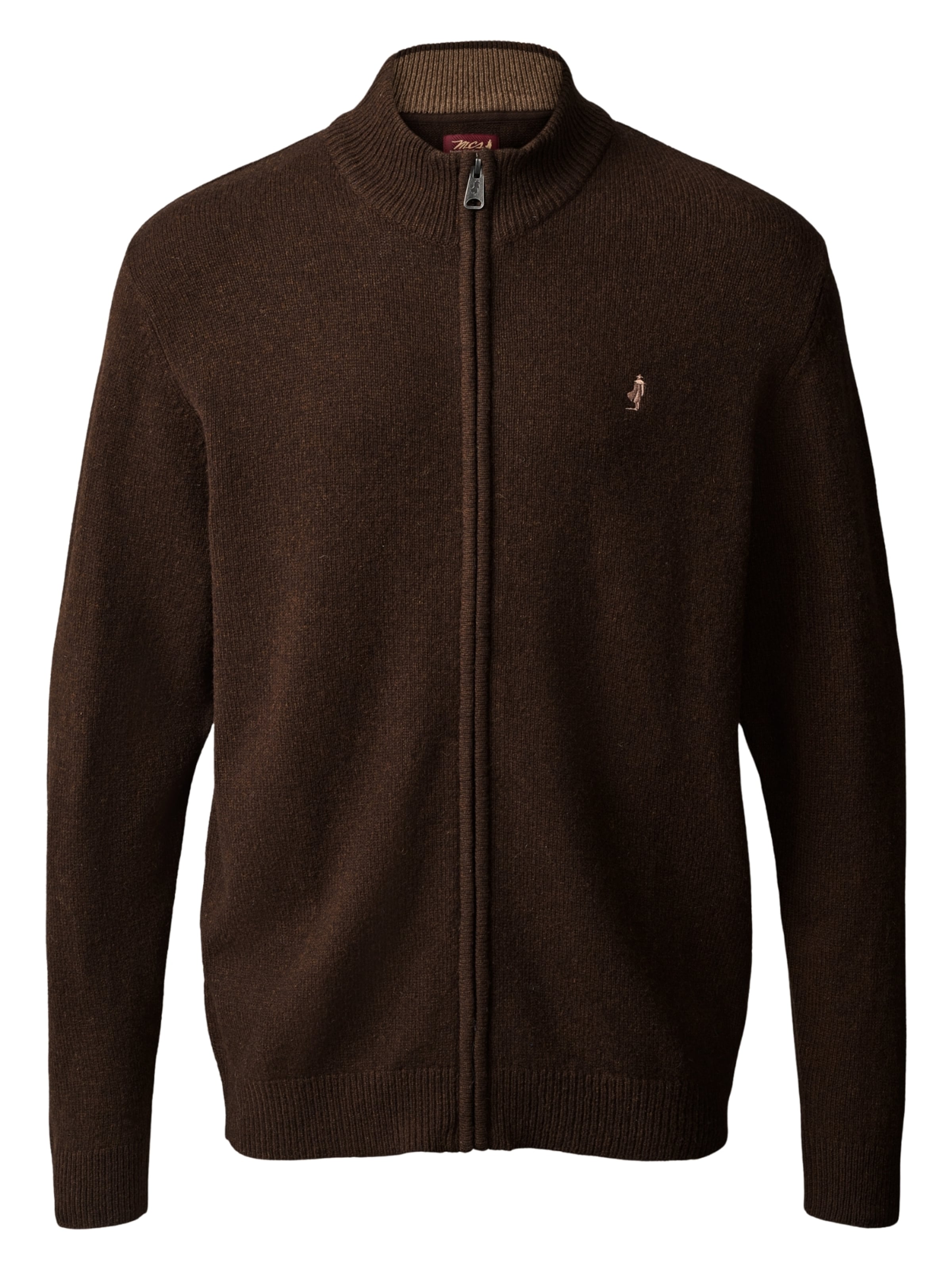 MCS Kardigan ' Alfie ' – hnědá: přední strana
