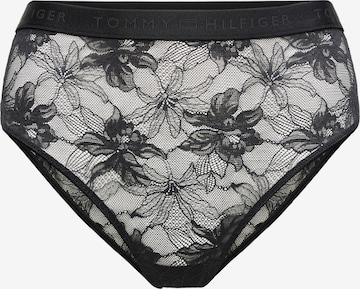 juoda Tommy Hilfiger Underwear Kelnaitės paaukštintu liemeniu: priekis