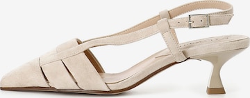 Décolleté di CAFè NOIR in beige: frontale