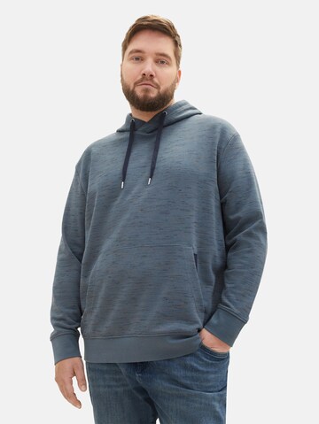 TOM TAILOR Men + Sweatshirt i blå: framsida